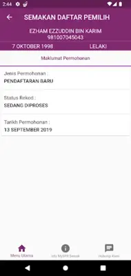 MySPR Semak android App screenshot 4